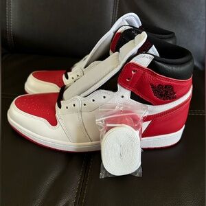 Jordan 1 High. Size 12. Red/White/Black. Brand New.